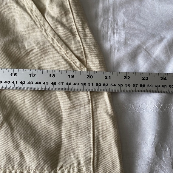 Aerie Women's NWT‎ Cream/Beige Linen Blend Mini Skirt Size Large - Picture 11 of 14